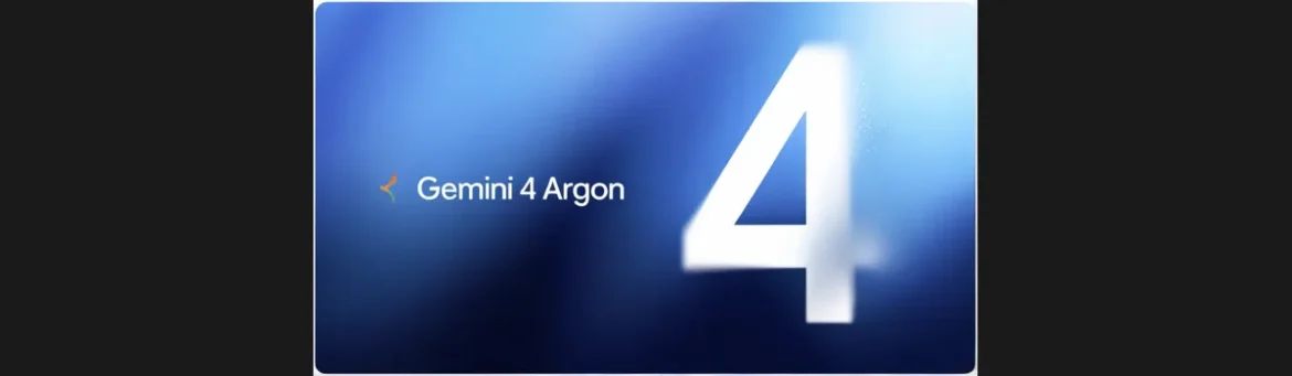 Google lansează noul model AI Gemini 4 Argon