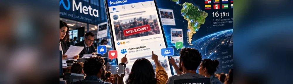 Meta testează un nou sistem de verificare a adevărului pe Facebook